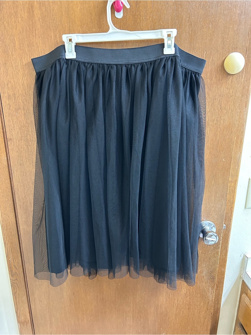 Worthington Black Tulle Skirt